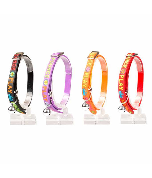 Duvo+ Meow PVC Cat Collar 20–30cm x 10mm – Mixed Colors