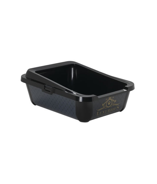 Moderna Hercules Litter Tray K162 – Black – Extra Strong Open Cat Litter Box