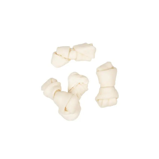 Duvo+ Knotted Bone 4Pcs – Small Dog Chew Toys 9cm Each