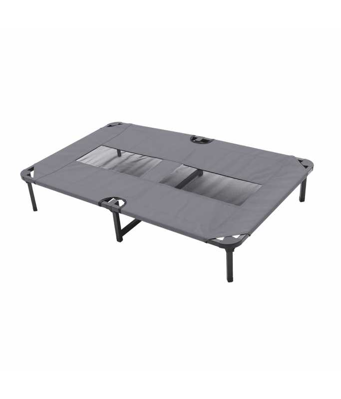 Duvo+ Relax Dog Bed Grey – 102.5x68x19cm Soft & Supportive