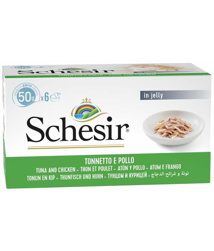 Schesir Cat Can Multipack Tuna with Chicken 6X50G