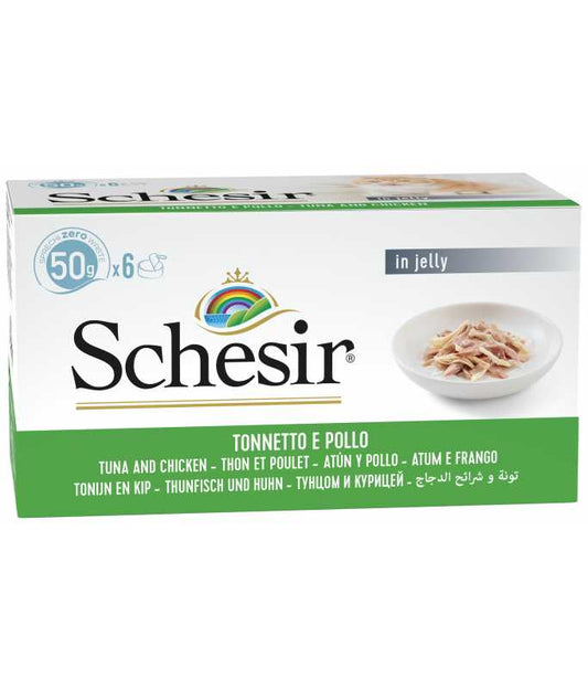 Schesir Cat Can Multipack Tuna with Chicken 6X50G