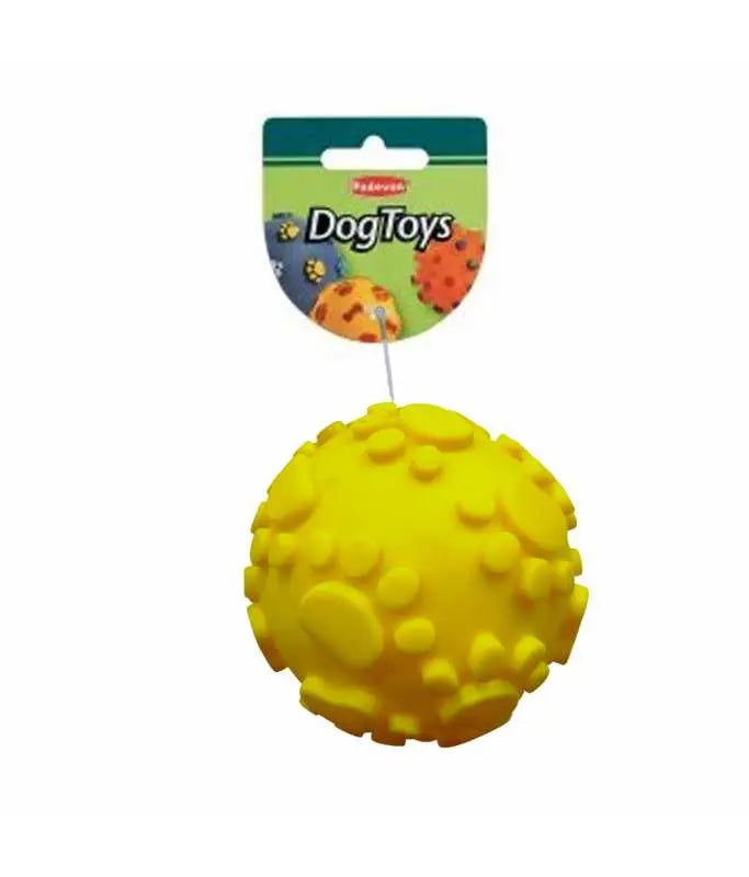Padovan Dog Ball with Paws – 12cm Durable Play Toy