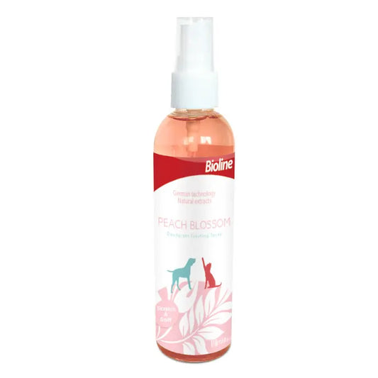 Bioline Peach Blossom Deodorant Spray 118ml Long-Lasting Pet Freshener
