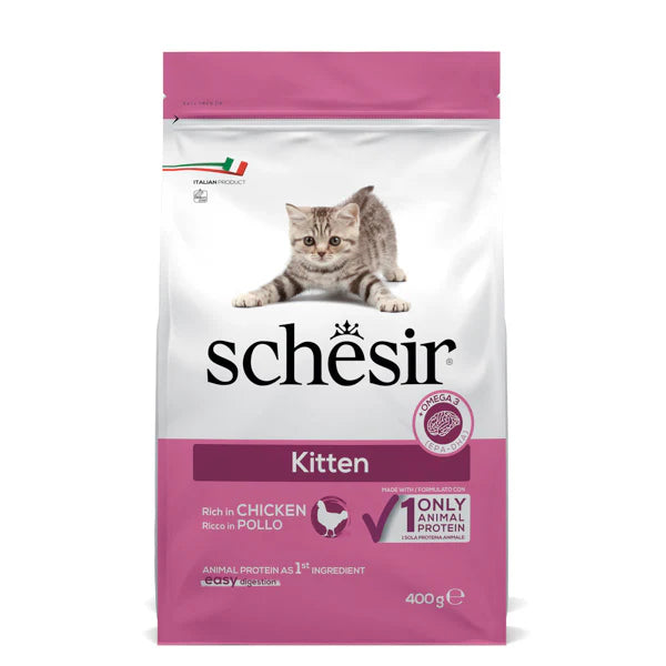Schesir Kitten Dry Food Rich in Chicken 400G
