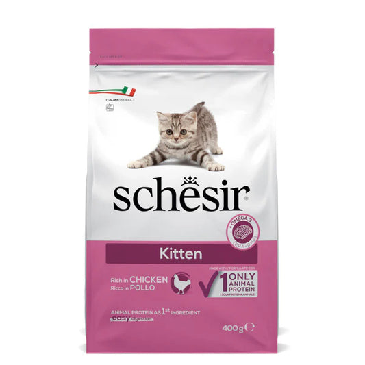 Schesir Kitten Dry Food Rich in Chicken 400G