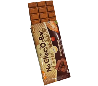 Gnawlers No Choc-O-Bar – Chicken Flavor Dog Treat 80g (Cacao-Free)