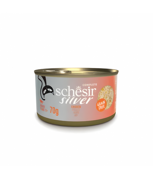 Schesir Silver Senior Cat Wholefood Chicken 70G