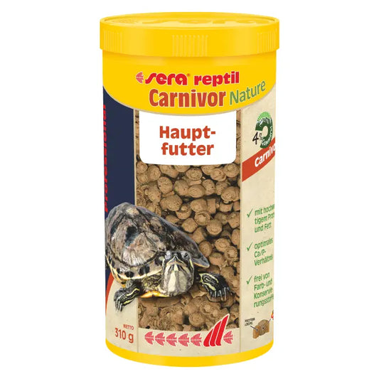 Sera Reptile Carnivor Nature Floating Pellets – 1L Turtle Feed