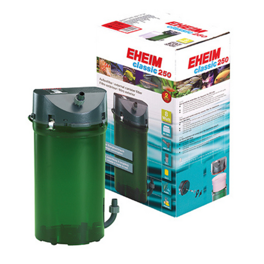 Eheim Classic 250 External Filter – With Coarse & Fine Filter Pads