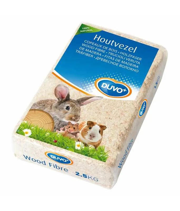 Duvo+ Wood Chips Small Animal Bedding [Weight - 2.5kg]