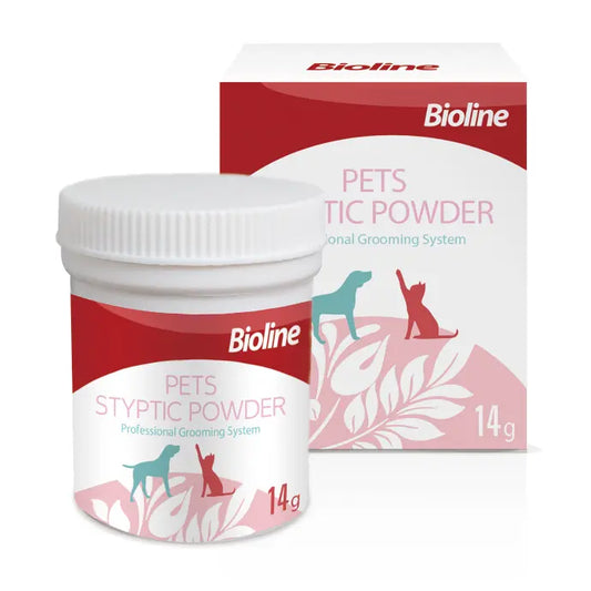Bioline Blood Stopper Styptic Powder 14g  First Aid for Pets' Minor Cuts