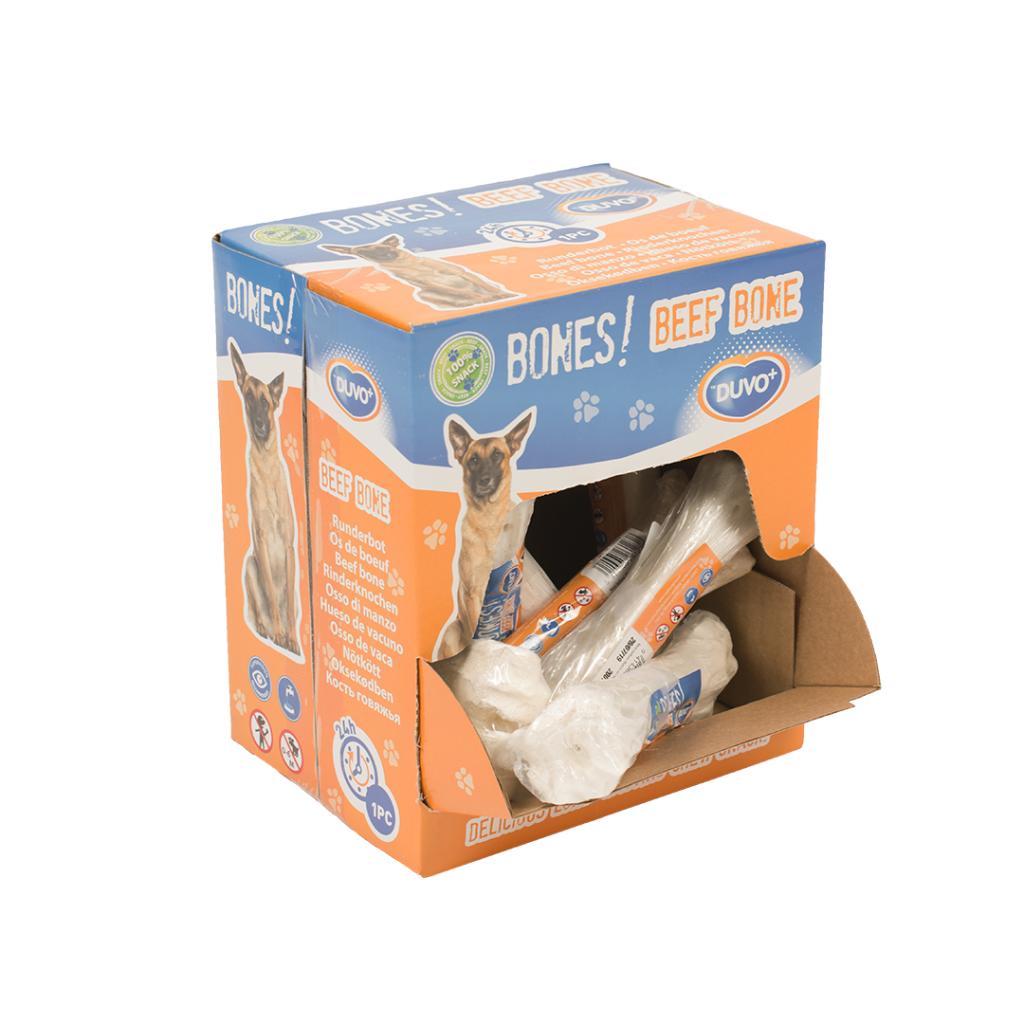 Duvo+ Filled Beef Bone Dog Chew – Calcium Enriched