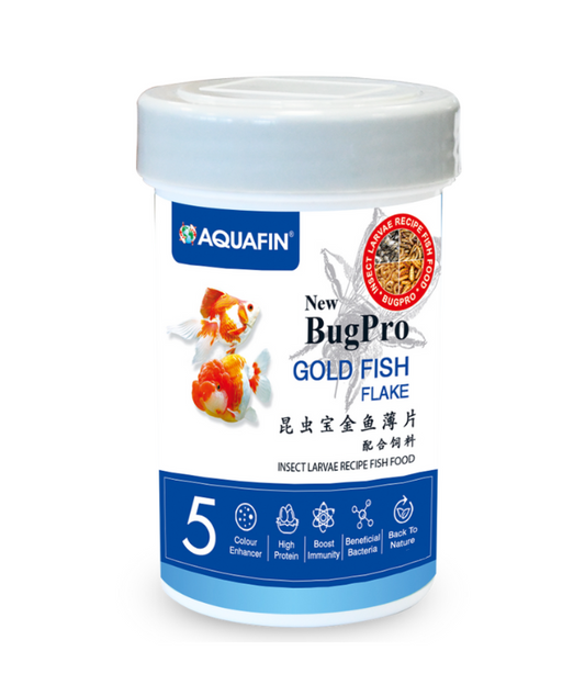 KW Zone Aquafin BugPro Goldfish Flake Food 100ml