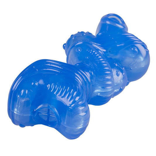 Duvo+ Chew N Snack Twister Blue – 16.5x7x7cm Interactive Toy