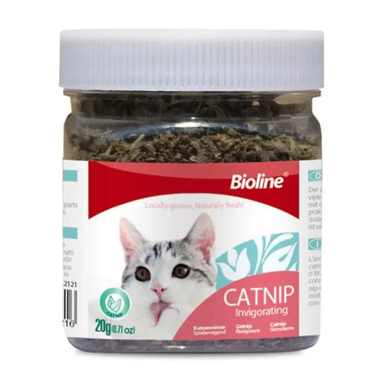 Bioline Catnip Leaves 20g Loose Leaf Natural Catnip (230ml Jar)