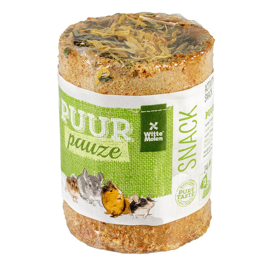 Witte Molen Puur Pauze Snack Tube – Carrot, Grain & Nettle 100g