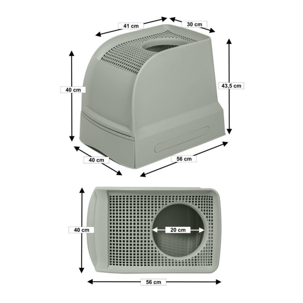 Imac Frida Hooded Cat Toilet 40×56×43.5 cm