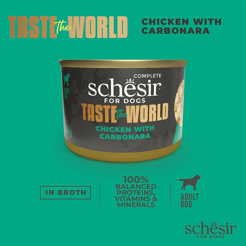 Schesir Dog Wet Food Taste the World – Chicken Paella 150G