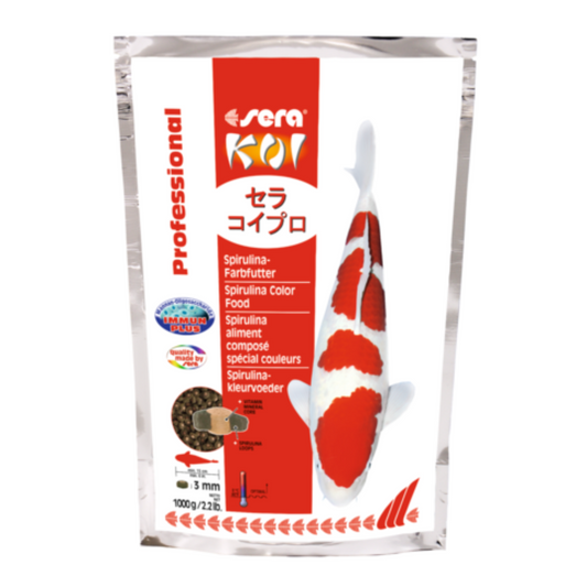 Sera Koi Spirulina Color Food 1000G – Color Enhancing Formula