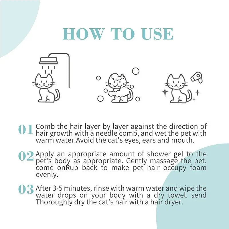 Bioline White Coat Cat Shampoo  200ml Brightening Formula