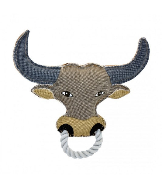 Duvo+ Canvas Bull Dog Toy – 26 x 27 cm