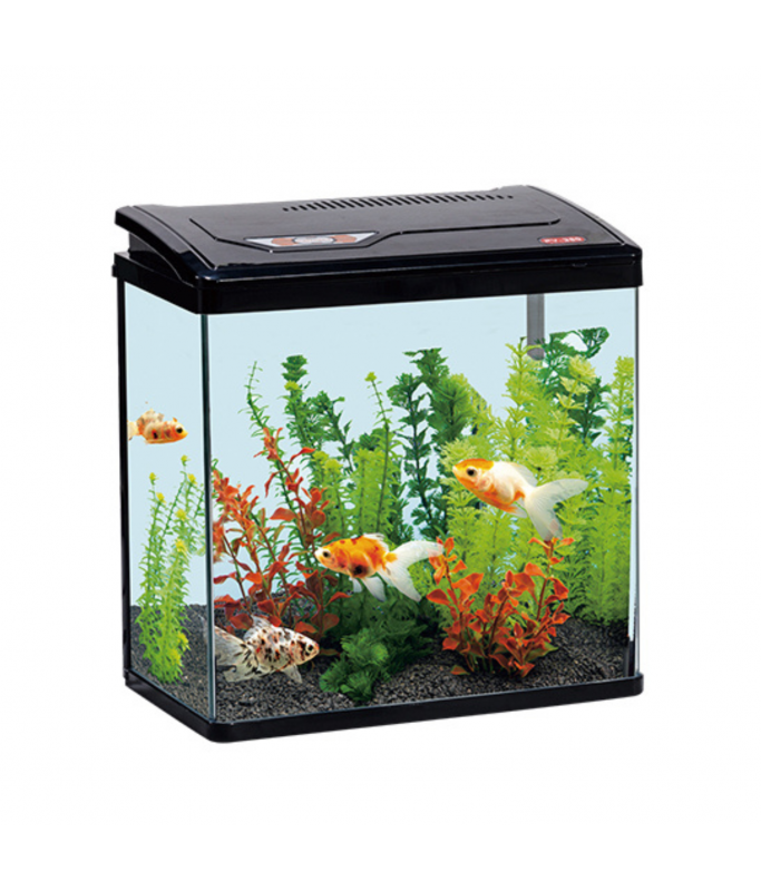 Karis PY-Series Aquarium – 300×180×300 mm – Black Compact Tank
