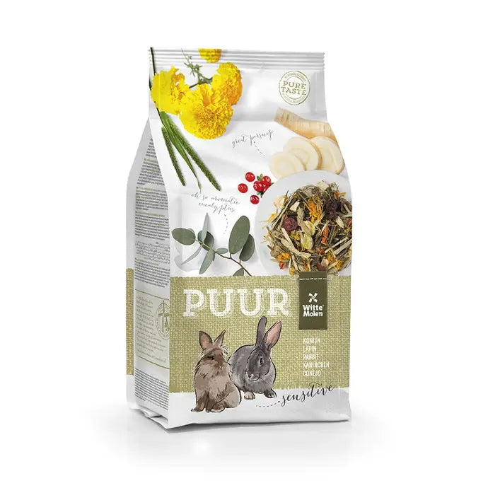 Witte Molen Puur Rabbit Sensitive Food – 3Kg Grain-Free Mix
