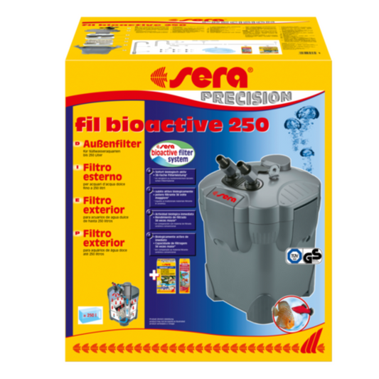 Sera Fil Bioactive UV 250+ – External Filter with UV-C Technology