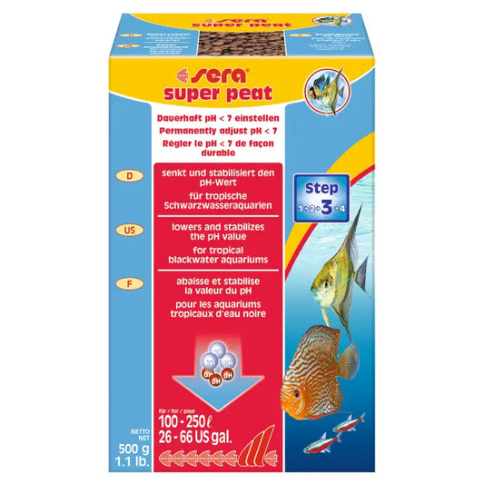 Sera Super Peat – 500g Natural Aquarium Water Conditioner