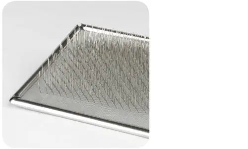 Padovan Small Slicker Brush – Size S, 4x4cm for Delicate Coats