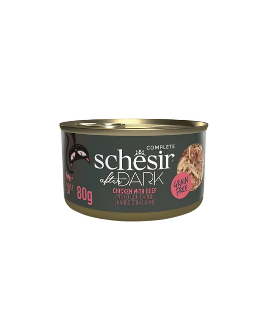 Schesir Wholefood Broth Chicken & Beef Wet Cat food 80G