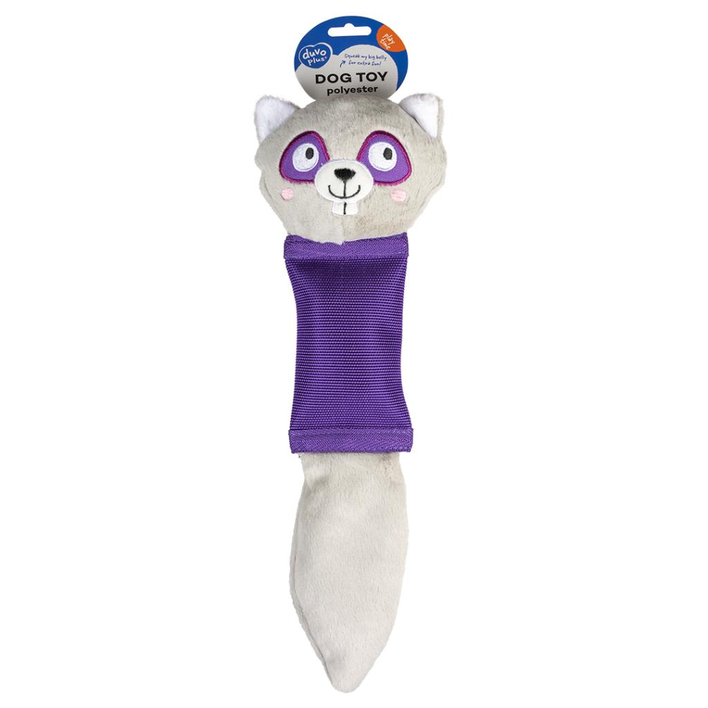 Duvo+ Bite Me Belly Dog Toy – Sammy the Squirrel, 42cm Plush Chew Toy