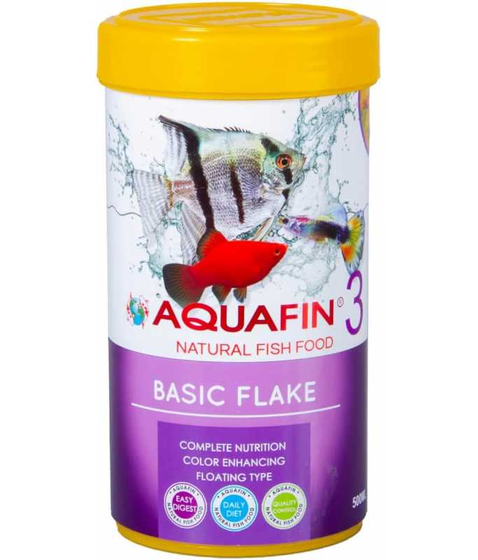 KW Zone Aquafin Basic Flake Fish Food 500ml