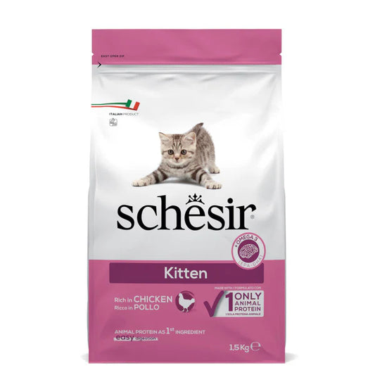 Schesir Kitten Dry Food Chicken Maintenance Formula 1.5KG