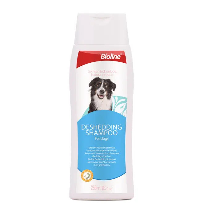 Bioline Deshedding Shampoo for Dogs 250ml Shed Control Formula
