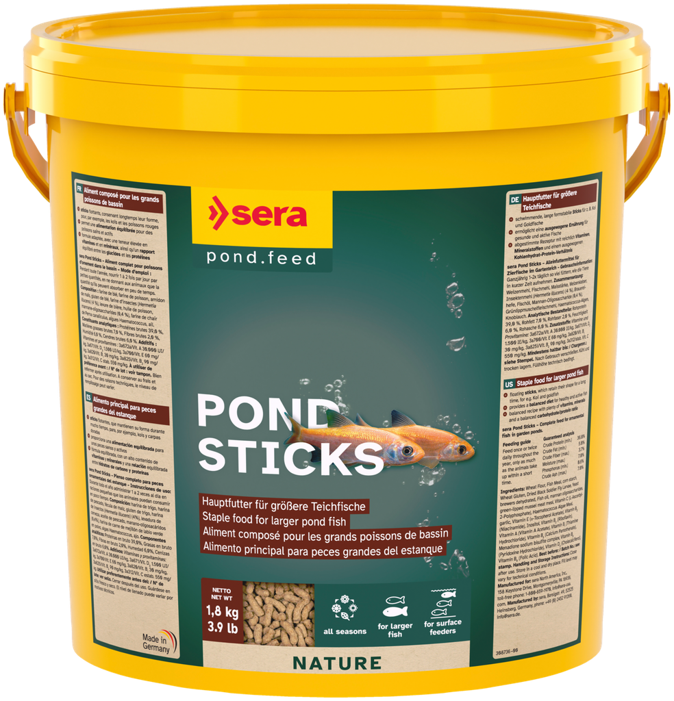 Sera Pond Granulate Nature 10L – Complete Pond Fish Nutrition