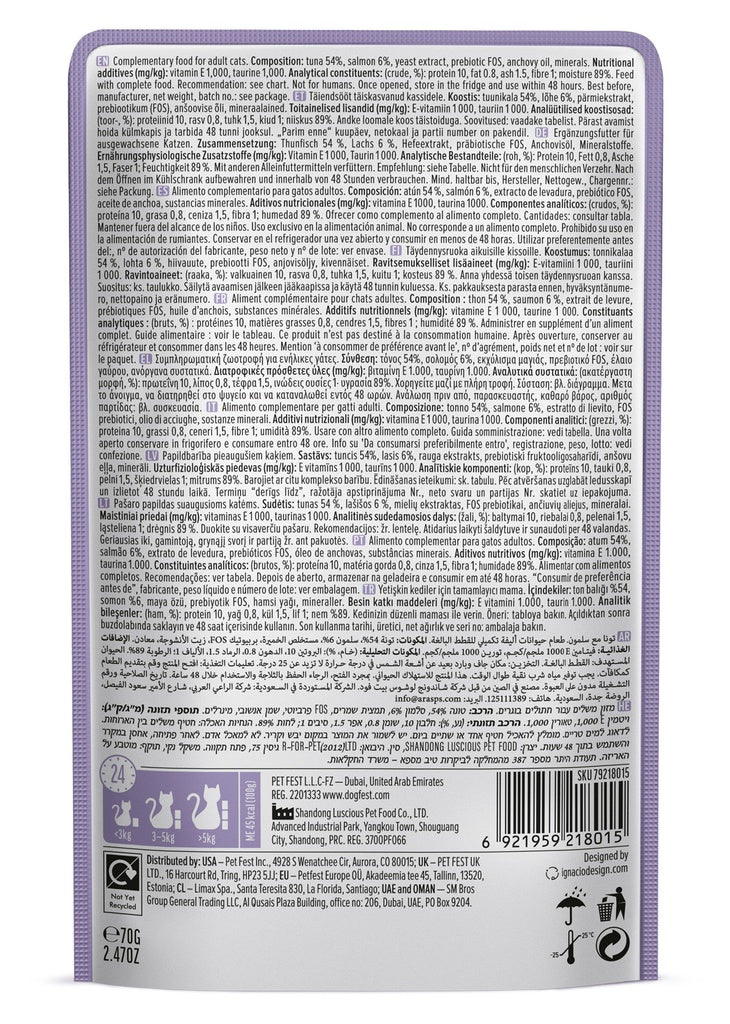 Cat Fest Salmon Mousse for Kittens – 70g Soft Wet Cat Food
