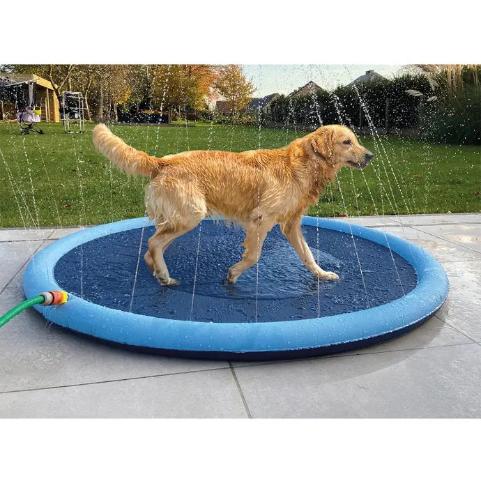 Duvo+ Splash Play Mat for Dogs – 150x1.5cm, Blue