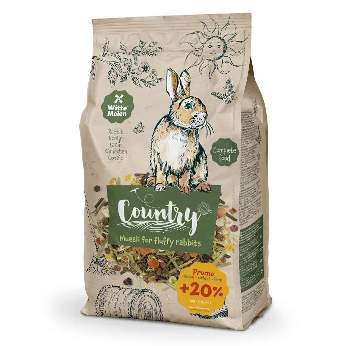 Witte Molen Country Rabbit Food – 2.5Kg +20% Free Bag