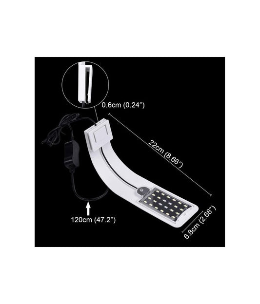 Roxin LED Top Light 10W – White & Blue, White Body Tank Light