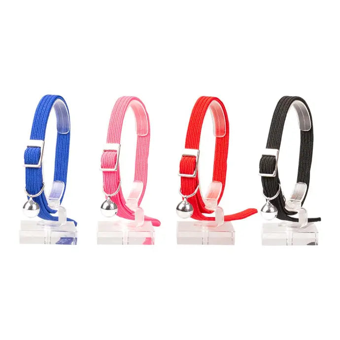 Duvo+ Cat Collar – Uni Stretch – Mixed Colors – 20–30 cm x 10 mm