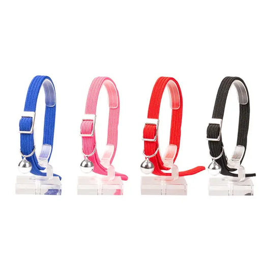 Duvo+ Cat Collar – Uni Stretch – Mixed Colors – 20–30 cm x 10 mm
