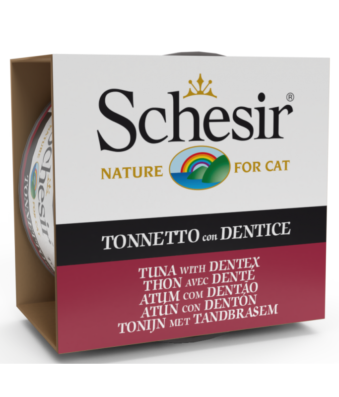 Schesir Cat Wet Food Tuna with Dentex 85g