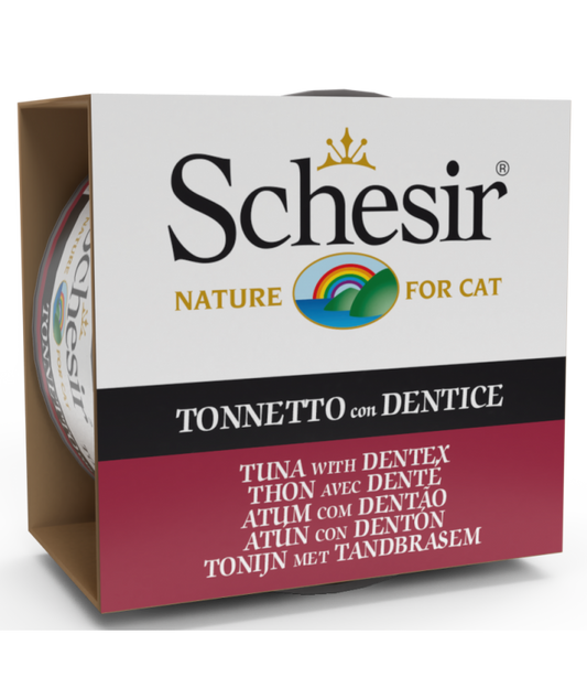Schesir Cat Wet Food Tuna with Dentex 85g