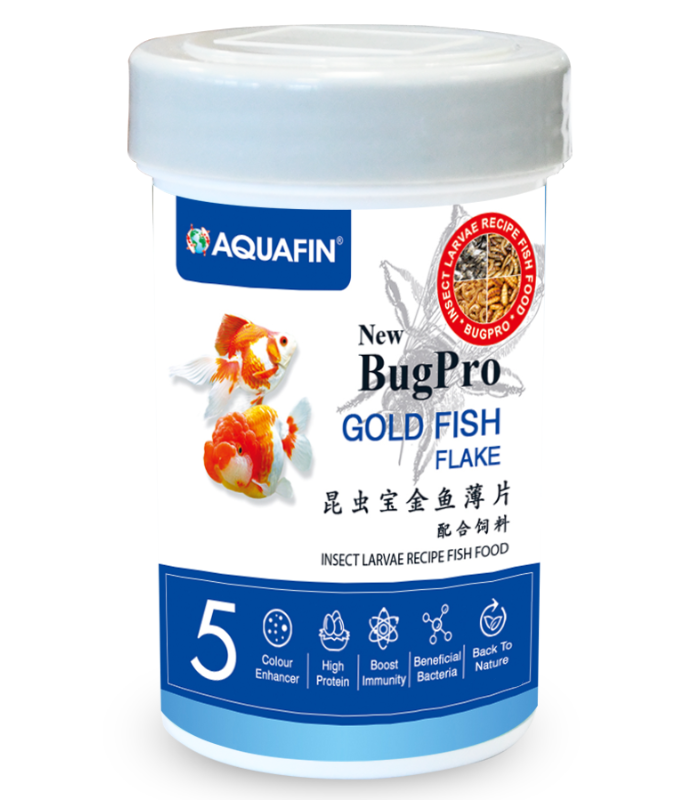 KW Zone Aquafin BugPro Goldfish Flake Food 100ml