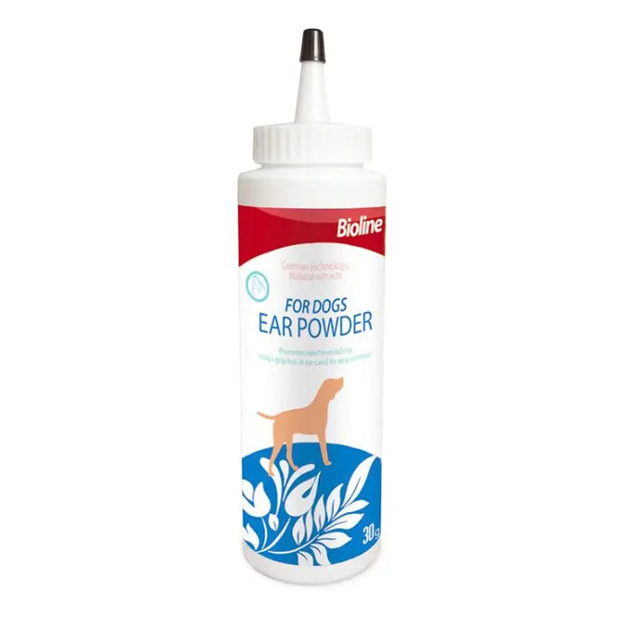 Bioline Ear Powder for Dogs 30g Ear Freshening Powder for Dogs