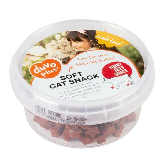 Duvo+ Beef Soft Cat Snack – 100g Tasty Protein-Rich Treats