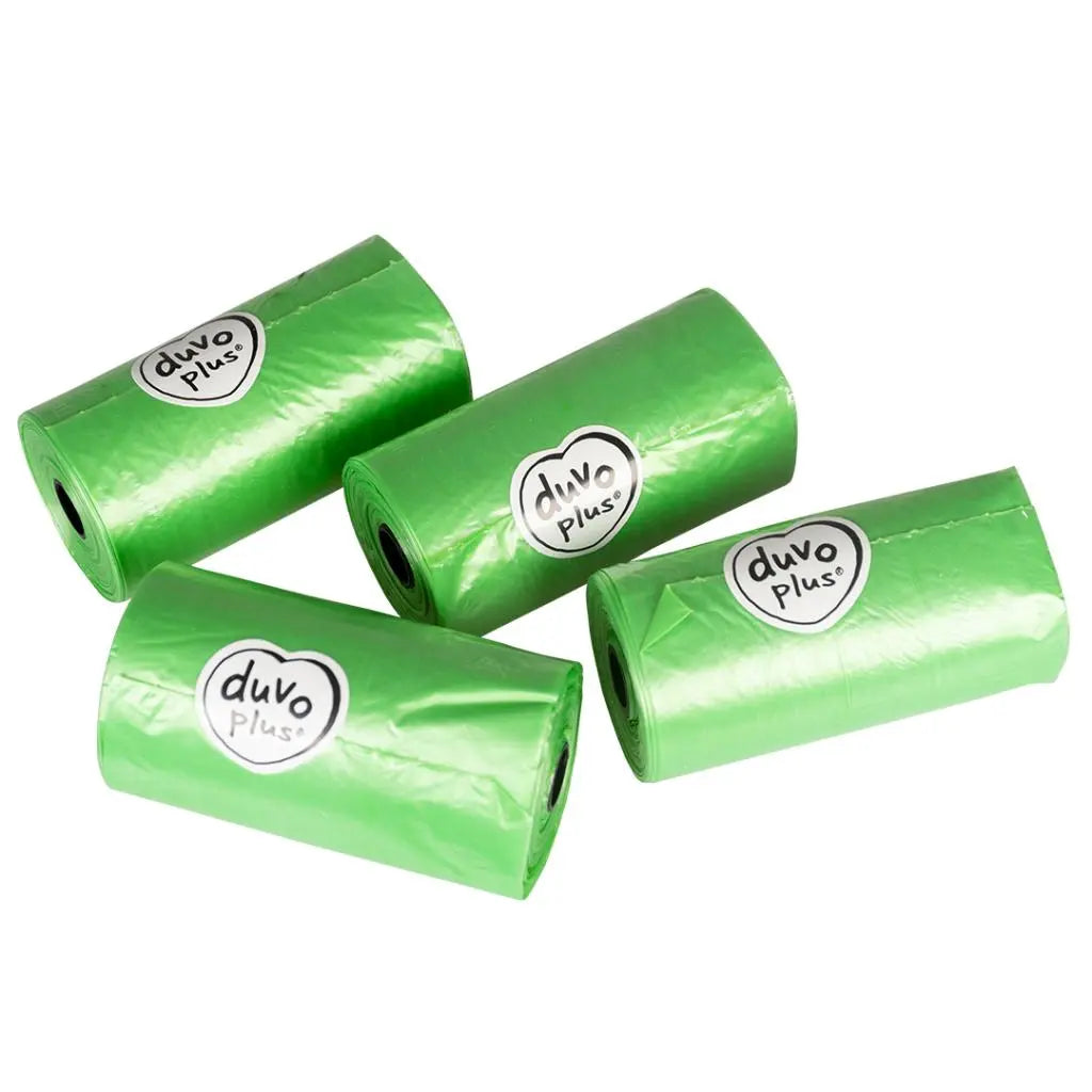 Duvo+ Dog Waste Bags – 4 packs of 20 pcs each