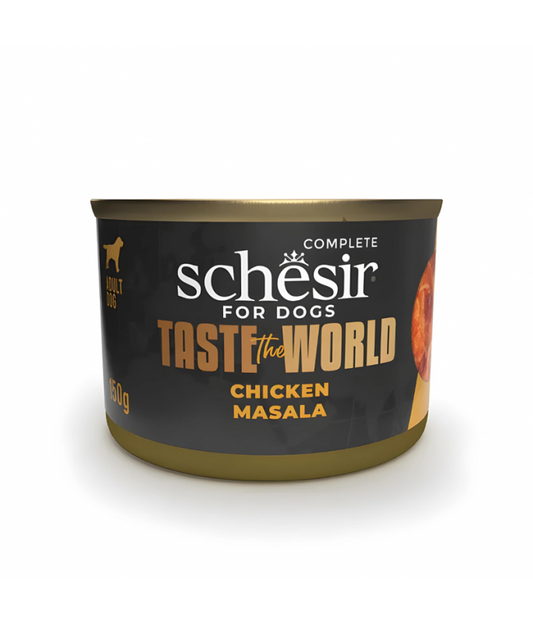 Schesir Dog Wet Food Taste the World Chicken Masala 150G